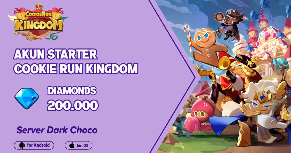 (Server: Dark Cacao) 200K+ diamonds / Android/Ios
