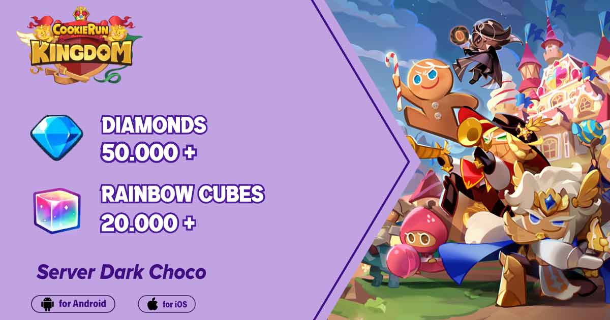 [Dark Cacao] 50K+/ 20k+Rainbow Cube/ (iOS/Android)